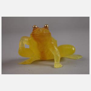 Daum Nancy Frosch Pâte de Verre