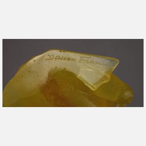 Daum Nancy Frosch Pâte de Verre