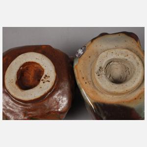 Vier moderne Keramiken