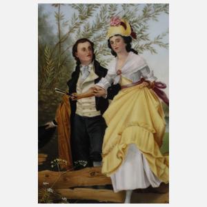 Bildplatte Der galante Spaziergang