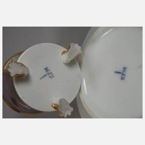 KPM Berlin Portraittasse und Untertasse Biedermeier