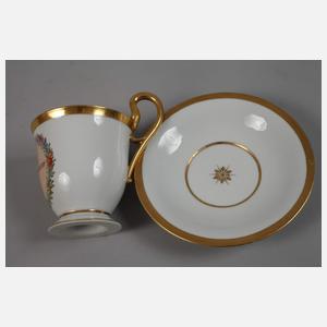 KPM Berlin Namenstasse Blumenkranzdekor