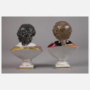 Frankreich Paar Portraitbüsten Klassik