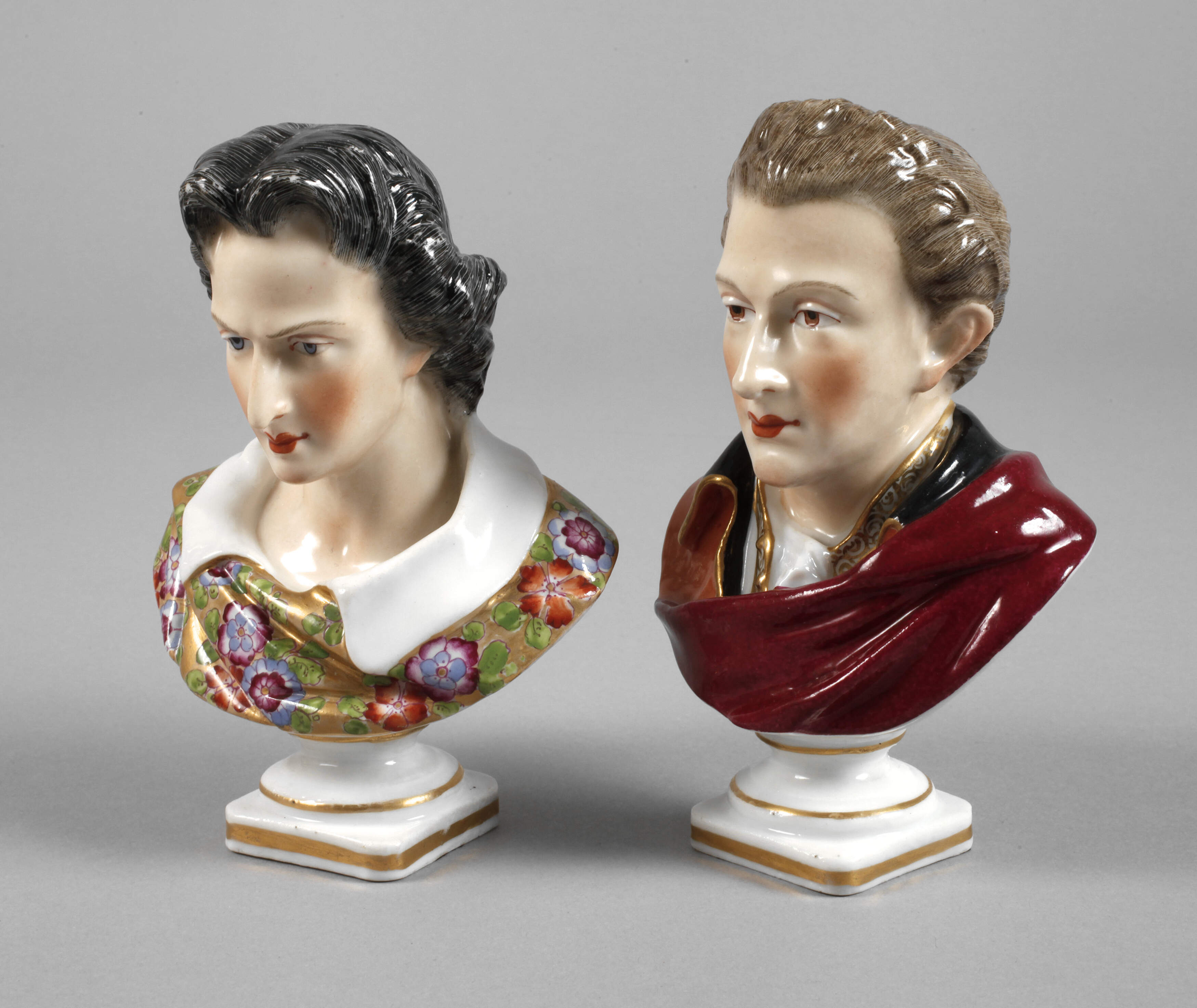 Frankreich Paar Portraitbüsten Klassik