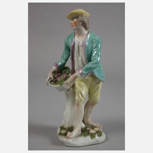 Frankreich Gärtner mit Gemüsekorb