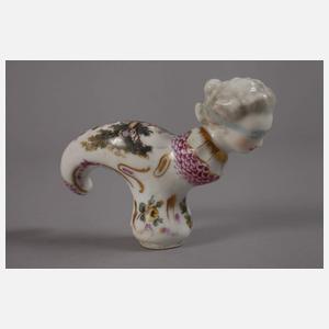 Frankreich Stockgriff mit Frauenkopf