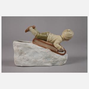 Heubach Lichte Winterkind mit Schlitten