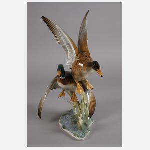 Hutschenreuther Aufsteigende Wildenten