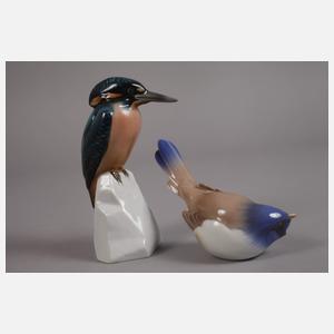 Kopenhagen Konvolut Vögel Jugendstil