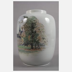 Kopenhagen große Unikatvase Schlossansicht