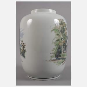 Kopenhagen große Unikatvase Schlossansicht