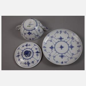 Kopenhagen neun Suppentassen "Musselmalet"