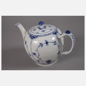 Kopenhagen Kanne und Schale „Musselmalet Halbspitze“