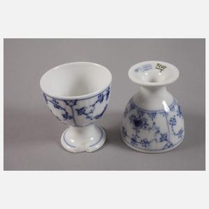 Kopenhagen Set Eierbecher und Menage „Musselmalet“