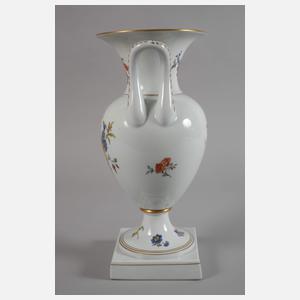 Ludwigsburg Henkelvase Blumenmalerei