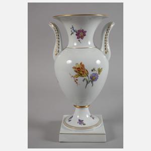 Ludwigsburg Henkelvase Blumenmalerei