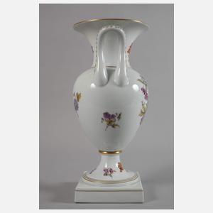 Ludwigsburg Henkelvase Blumenmalerei