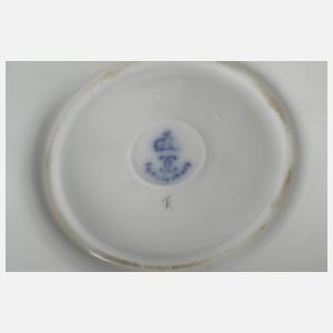 Ludwigsburg Henkelvase Blumenmalerei