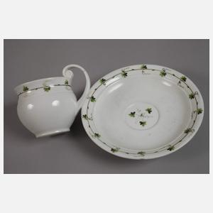 Meissen/KPM Berlin drei Sammeltassen Biedermeier