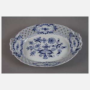 Meissen Durchbruchschale "Zwiebelmuster"