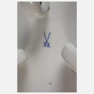 Meissen Konvolut Durchbruchteile Weinlaubdekor