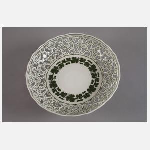 Meissen Konvolut Durchbruchteile Weinlaubdekor