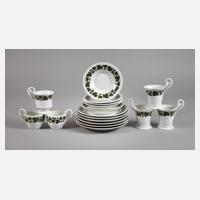 Meissen Konvolut Gedecke Weinlaubdekor111