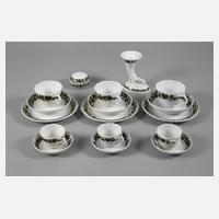 Meissen Konvolut Weinlaubdekor111