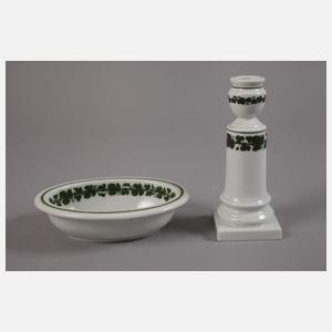 Meissen Teeservice Weinlaubdekor