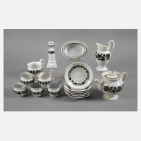 Meissen Teeservice Weinlaubdekor111