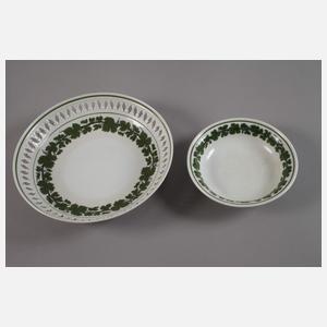 Meissen Teeservice Weinlaubdekor
