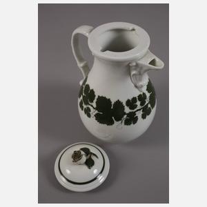 Meissen Kaffeeservice Weinlaubdekor