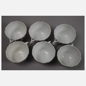 Meissen Kaffeeservice Weinlaubdekor