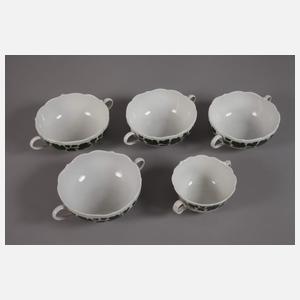 Meissen Restservice Weinlaubdekor