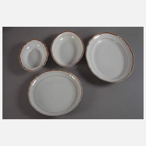 Meissen umfangreiches Service "Koralle mit Gold"