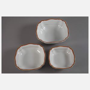 Meissen umfangreiches Service "Koralle mit Gold"