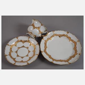 Meissen Prunkgedeck "B-Form"