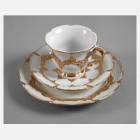 Meissen Prunkgedeck "B-Form"111