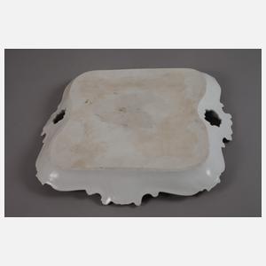 Meissen Teichert Prunktablett "Blumenbukett"