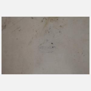 Meissen Teichert Prunktablett "Blumenbukett"