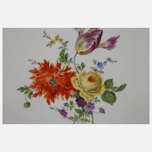 Meissen Prunktablett "Blumenbukett"