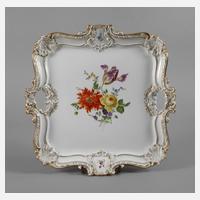 Meissen Prunktablett "Blumenbukett"111