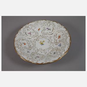 Meissen Prunkschale Streublümchendekor