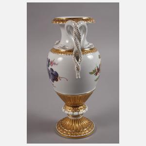 Meissen kleine "Schlangenhenkelvase"
