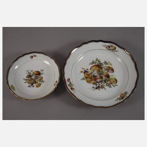 Meissen Speiseservice mit seltener Pilzmalerei