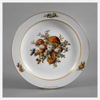 Meissen Anbietplatte mit seltener Pilzmalerei111