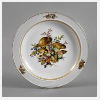 Meissen Anbietplatte mit seltener Pilzmalerei111