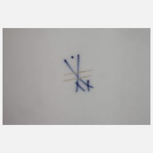 Meissen zwei große Platten "Blume 1"