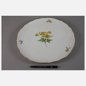 Meissen zwei große Platten "Blume 1"