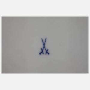 Meissen Durchbruchteller naturalistische Blume